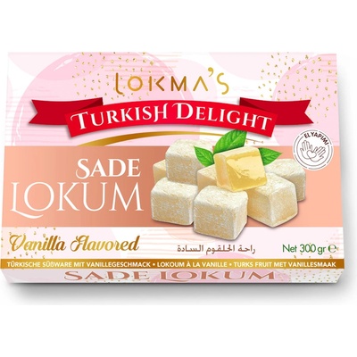 LOKMAS Lokum vanilka -Lokum Sade 300 g
