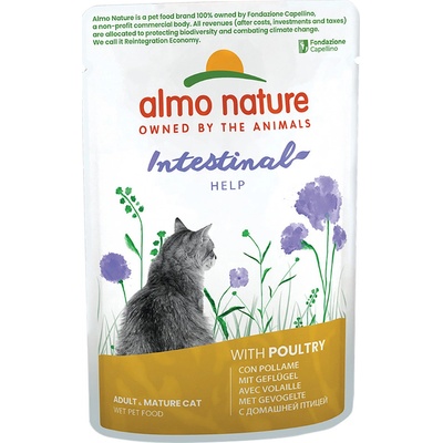 Almo Nature Intestinal Help drůbež 24 x 70 g