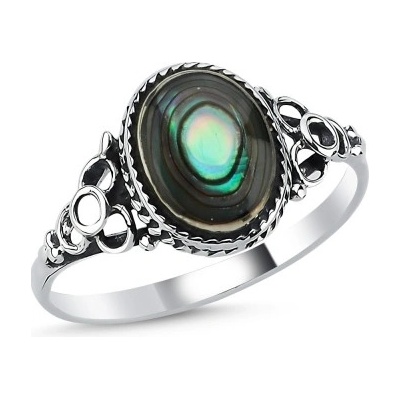 Olivie Stříbrný prsten ABALONE 8204