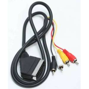 Cable Scart към rca чинчове tv