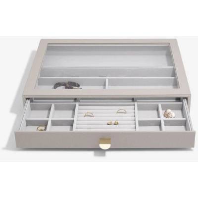 Stackers šperkovnice se šuplíkem Taupe Supersize Display Drawer šedobéžová 75810