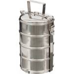 Fox Outdoor Products Контейнер за храна FoxOutdoor, 4 части, неръждаема стомана (33415A)