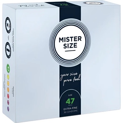 MISTER SIZE 36 бр. Тънки презервативи Mister Size 47 мм