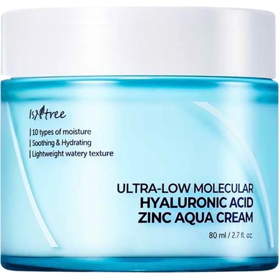 ISNTREE - Ultra-Low Molecular Hyaluronic Acid Zinc Aqua Cream 80ml
