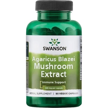 Swanson Agaricus Blazei Mushroom Extract, 90 капсули, Swanson (SWH122)