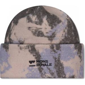 Mons royale Pileup wool fleece beanie бежово, лилаво, сиво, черно uni (100918-1171-624)