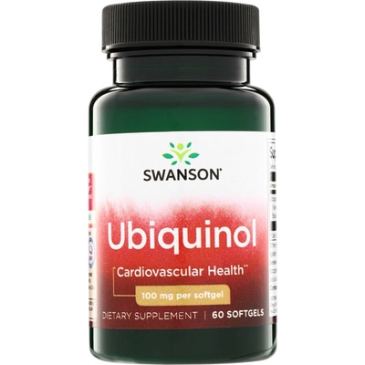 Swanson Ubiquinol Koenzym Q10 100 mg 60 kapslí