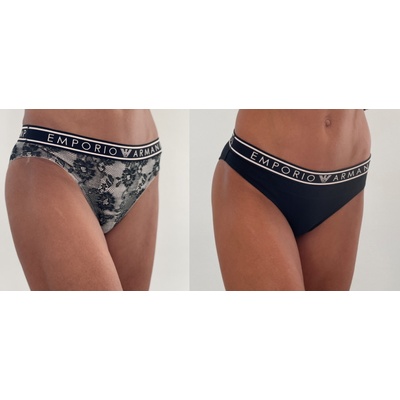 Emporio Armani Dámske nohavičky 163334 2F219 2 KUSY