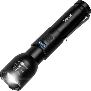 Vayox LED презареждаема фенерче 20W, 800 лм, 2000 mAh, IPX4, димер (BX0045)
