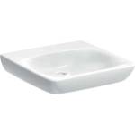 Geberit Selnova Comfort - Умивалник без бариери 60x55 см, без преливник, без отвор за смесител, бял 502.771. 00.7 (502.771.00.7)