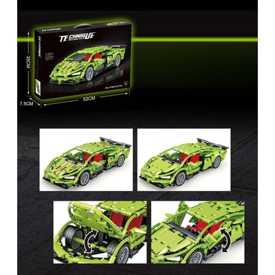 Armtoys ДЕТСКИ КОНСТРУКТОР ЗЕЛЕНО ЛАМБОРГИНИ 461 ЧАСТИ