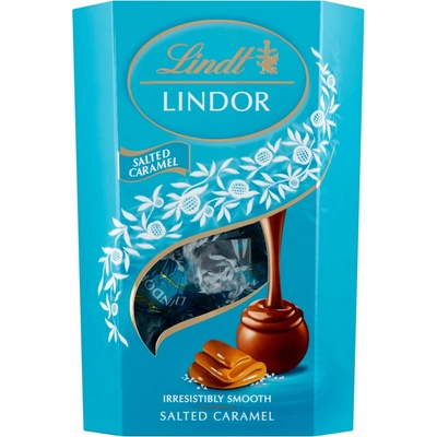 Lindt Lindor čokoládové pralinky slaný karamel 200 g