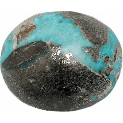 Nefertitis Tyrkys Írán Kabošon č. 34 - 1,84 x 2,25 cm, 7,77 g