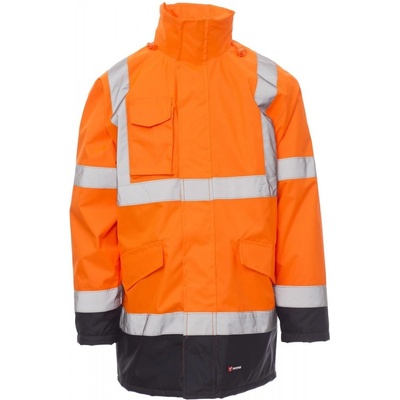 Payper bunda YARD oranžová fluo námornícka modrá