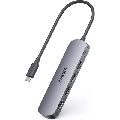 Anker USB C Hub (5-в-1) 4K @ 30Hz HDMI, 100W мак (A8357)
