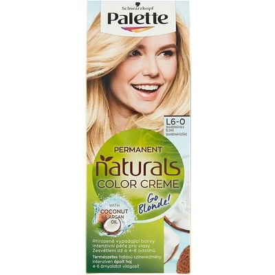 Schwarzkopf Palette Permanent Naturals Color Creme farba na vlasy Škandinávsky Blond L6-0