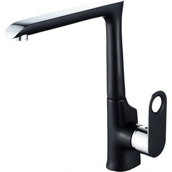 Inter Ceramic Смесител за кухня MELANIA ICF 7317117B 7313, Inter Ceramic, черен, 24x28.6см (7317117B-7313)