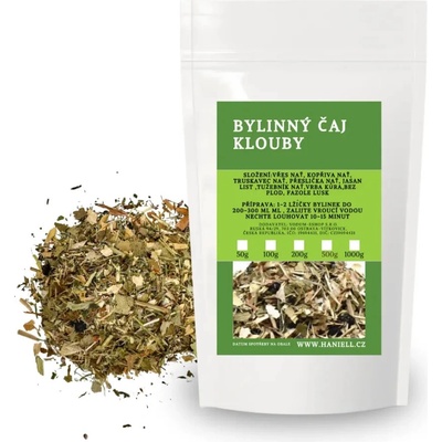 Haniell Bylinný čaj Kĺby prírodná úľava pre pohyb a flexibilitu 200 g