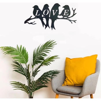 Decono Метална Декорация Love Birds