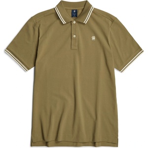 G Star Блуза с яка G Star Men's Dunda Striped Short Sleeve Polo Shirt - Ensis Green