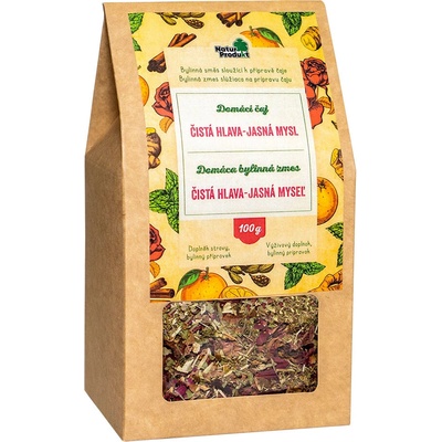 Naturprodukt Domácí čaj čistá hlava 100 g