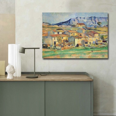 ASIR Obraz na plátně Paul Cézanne – Vesnička Payannet poblíž Gardanne
