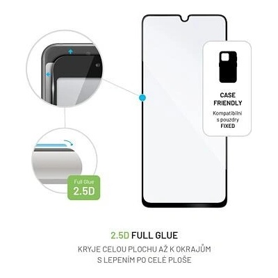 FIXED Full Cover 2,5D Tempered Glass for Realme C53, black FIXGFA-1217-BK