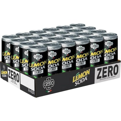 Crodo Lemon Soda Zero italská limonáda 24 x 330 ml