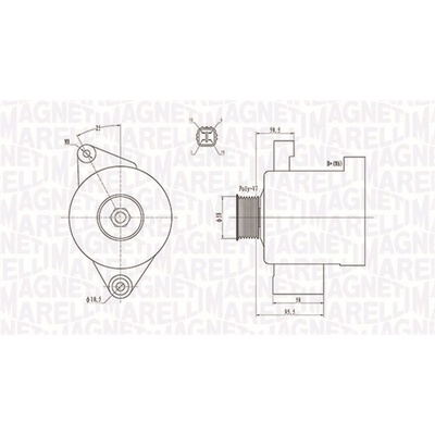 Generátor MAGNETI MARELLI 063731796010