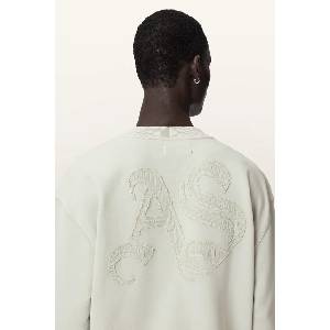 AllSaints уголемен суичър мъжки от памук INSIGNIA (M029NE)