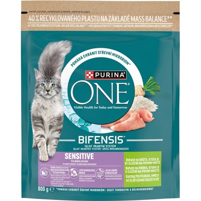 Purina ONE GK BIFENSIS Sensitive s morcacim a rýží 0,8 kg