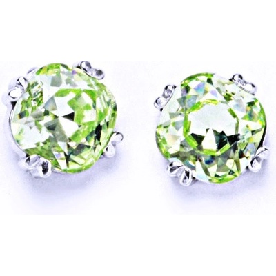 Čištín na šroubek s krystaly Swarovski Chryzolit NŠ 1225