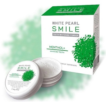 White Pearl Smile Mentol bělící zubní pudr 30 g