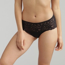 Playtex Dámské krajkové kalhotky CLASSIC LACE RECYCLED BRIEF černá