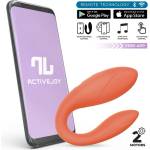 INTOYOU App Series Couple Toy with App Premium Silicone Salmon