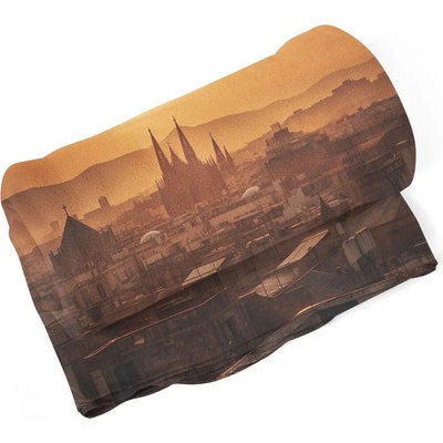 Sablio Deka Barcelona Night Skyline 190x140