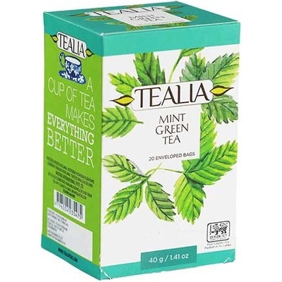 Tealia Mint Green Tea zelený čaj 20 sáčků