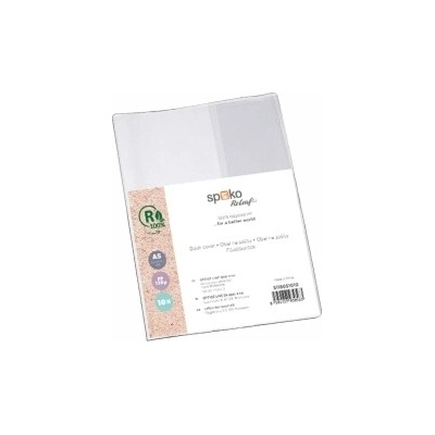 Spoko Obal na zošity A5 hladký transparentný