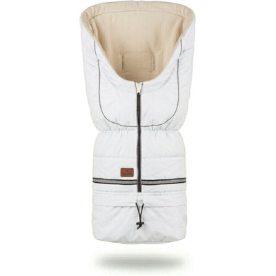 HappyBee zimní Yetti 3v1 fleece white