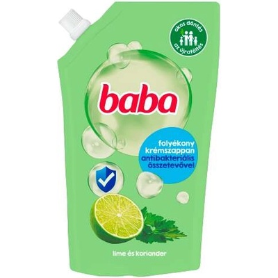 Baba Бебешко антибактериално течно сапунче за допълване Лайм 500ml (8720181109218)