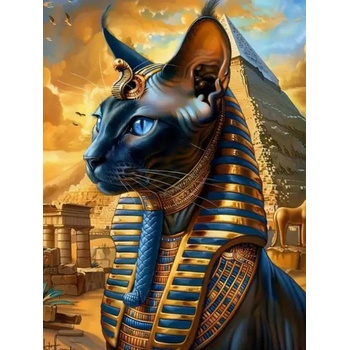 Norimpex - Puzzle Diamant painting: Sphynx cat 30x40cm - 1 - 39 piese