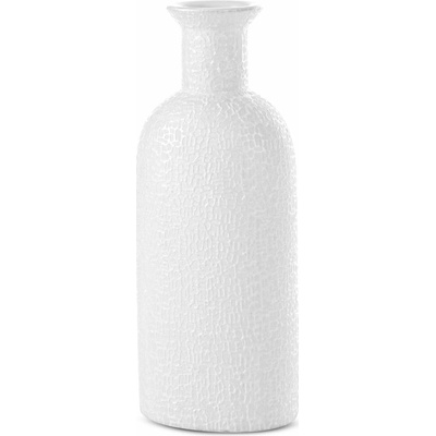 EUROFIRANY KERAMICKÁ VÁZA RISO 16X11X40 CM BIELA