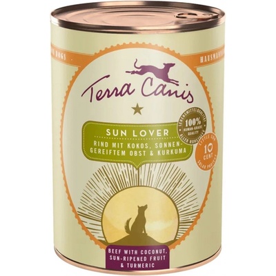 Terra Canis Sun Keeper hovězí s ovocem sušeným na slunci a kurkumou 6 x 400 g