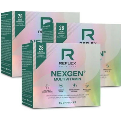 Reflex Nutrition Nexgen Pro Multivitamín 60 kapslí 2 + 1