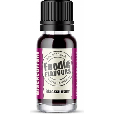 Foodie Flavours Přírodní koncentrované aroma 15 ml černý rybíz – Hledejceny.cz