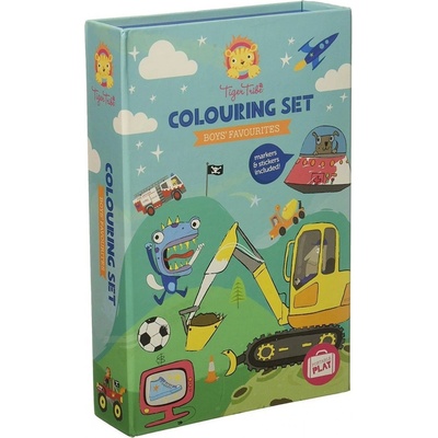 Tiger Tribe Omalovánky Colouring Set Boys' Favourites