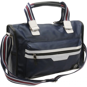 Firetrap Satin Satchel navy/White