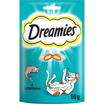 Dreamies 60g - лакомство за котки с вкус на сьомга