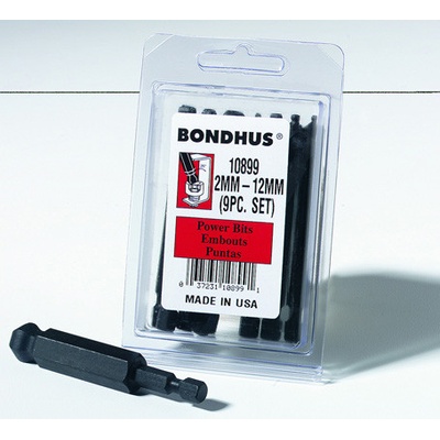 Bondhus Sada bitů metric BHX 9 dlouhý 3