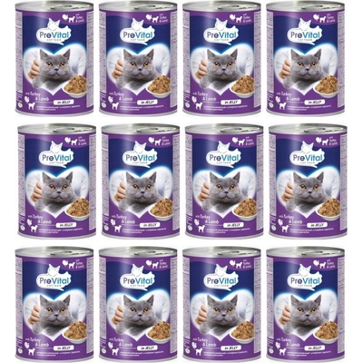 Prevital Hovädzie morčacie jahňacie 2 x 415 g